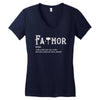 fathor Women's V-Neck T-Shirt