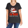 i'm nicer! Ladies Curvy T-Shirt