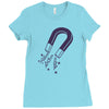 powerful magnet Ladies Fitted T-Shirt