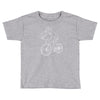 shark riding bicycle bike funny Toddler T-shirt