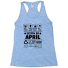 Born In April Racerback Tank