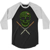 skull grass 3/4 Sleeve Shirt
