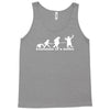 evolution of a selfie , funny mens cotton Tank Top