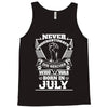 Never Underestimate Dog Rescuer Who Was Born July Tank Top