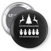 christmas scene reindeer funny Pin-back button