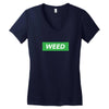 Weed Hypebeast Women's V-Neck T-Shirt