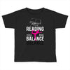 Reading Yoga Wine Balance Toddler T-shirt