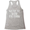 keep it nonfiction Racerback Tank
