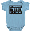 my biceps Baby Onesie