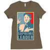 Supreme Leader Un, Kim Jong Un Parody Ladies Fitted T-Shirt