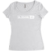 line 6 new Women's Triblend Scoop T-shirt