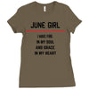 June Girl Ladies Fitted T-Shirt