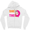 She Wants The D - Dunkin Donuts Zipper Hoodie