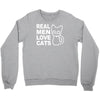 real men love cats Crewneck Sweatshirt