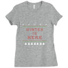 Winter (a217) Ladies Fitted T-Shirt