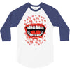 crazy laughter 3/4 Sleeve Shirt