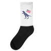 Patriotic T-Rex Socks