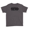 vegetarian ask yourself why not vegan food foodie tofu geek tee shirt Youth Tee
