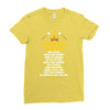 Camping Rules Ladies Fitted T-Shirt