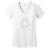 pesky environmentalist Women's V-Neck T-Shirt