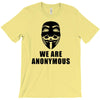 we are anonymous tshirt pipa sopa acta v for vendetta hacker's t shirt T-Shirt
