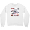 wenn papa es nicht kann Crewneck Sweatshirt
