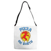 pizza on earth Adjustable Strap Totes
