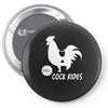 cock rides funny Pin-back button