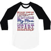 my mom is in heaven forever 3/4 Sleeve Shirt