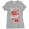 rock's not dead you are Ladies Fitted T-Shirt