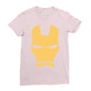 iron man mask avengers marvel comics gift Ladies Fitted T-Shirt