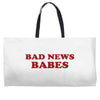 Bad News Babes Weekender Totes