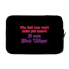beer t shirt who said beer won't make you smart it made bud wiser funn Laptop sleeve
