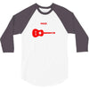 anti war guitar folk music writers 3/4 Sleeve Shirt
