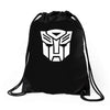autobots printed Drawstring Bags