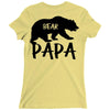 Papa Bear Ladies Fitted T-Shirt