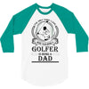 Golfer Dad 3/4 Sleeve Shirt