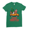 family christmas tis the season to be merry Ladies Fitted T-Shirt