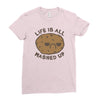 life is all mashed up Ladies Fitted T-Shirt