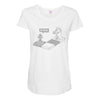 chess geek nerd Maternity Scoop Neck T-shirt