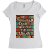 harry potter when in doubt go to the library Women's Triblend Scoop T-shirt