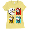 pac skull copy Ladies Fitted T-Shirt