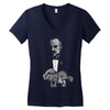 boss' cat Women's V-Neck T-Shirt