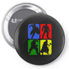 4 Super Hero Pin-back button