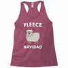 fleece navidad Racerback Tank