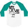 ride the wave california 3/4 Sleeve Shirt