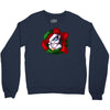 christmas wreath bluebie bust by bluekazenate Crewneck Sweatshirt