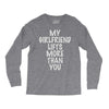 my girlfriend lifts more than you Long Sleeve Shirts