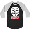 disobey crew 3/4 Sleeve Shirt