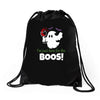 i,m just here for the boos! Drawstring Bags